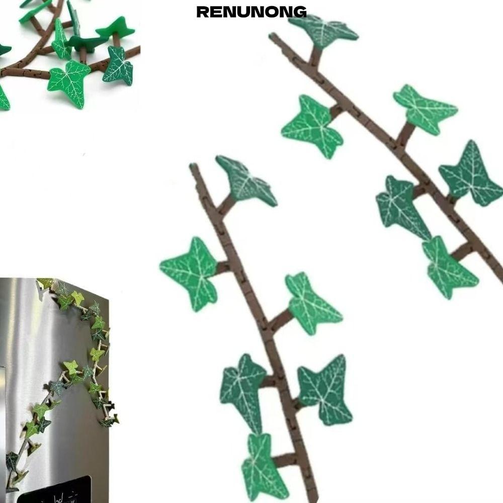 Nam châm tủ lạnh Ivy tiếng Anh RENUNONG, với thân cây khớp nối Nam châm tủ lạnh vui nhộn Nam châm Iv