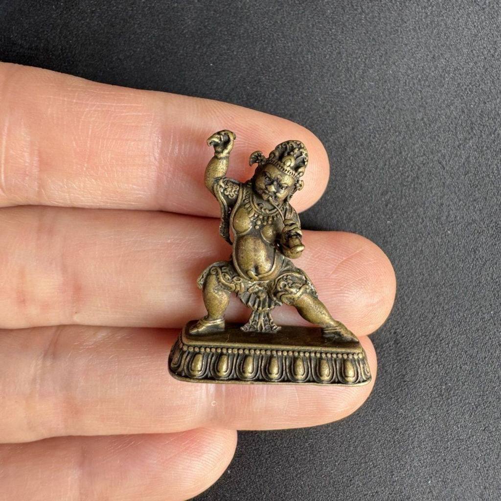 Tây Tạng Đồng Kim Cương Tay Bồ Tát Đồ Trang Trí Nhỏ Tây Tạng Tantric Đồng Tượng Phật Mặt Dây Chuyền 