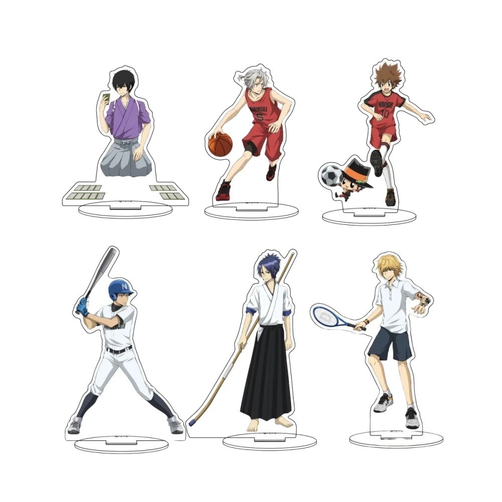 Mô hình Standee Anime Hitman Reborn Mica Acrylic Trang trí Bàn học Sawada Tsunayoshi Hibari Kyoya Go
