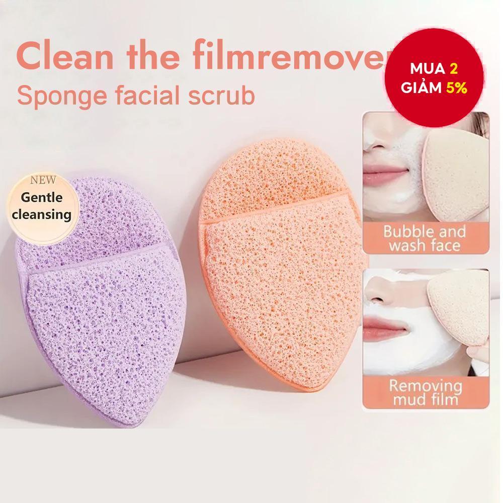 Miếng bọt biển & miếng làm sạch da mặt mềm mại, miếng bọt biển tắm có thể tái sử dụng, tẩy tế bào ch