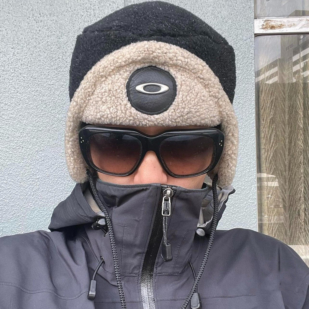 OA*K Vintage fleece tactical aviator hat