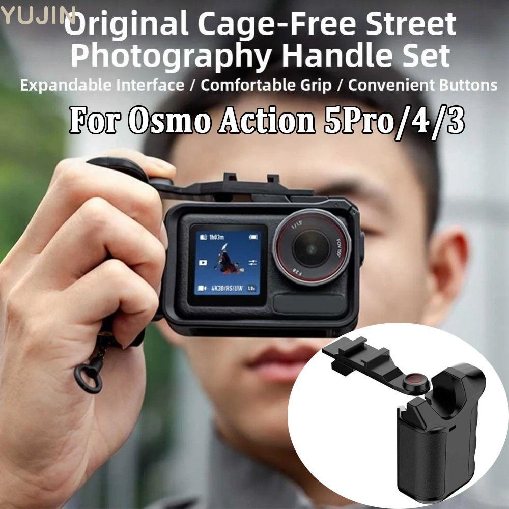 YUJIN Xplorer Grip Kit Handle, Nút chụp nhanh Nút chụp Street Grip Holder, Tay cầm máy ảnh bằng nhựa