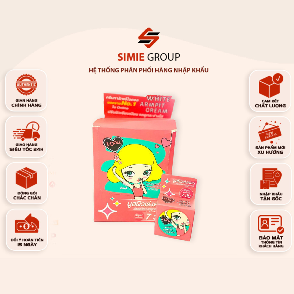 [CHÍNH HÃNG] Kem dưỡng thâm nách IDOL WHITE ARMPIT CREAM
