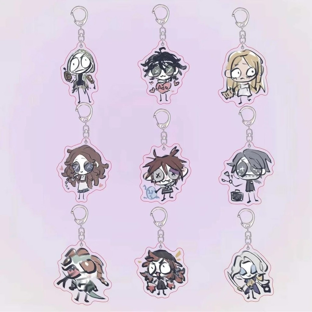 Móc khóa Identity V IDV Acrylic Mica Chibi nhân vật Joseph Luca Balsa Evil Reptilian trang trí balo 