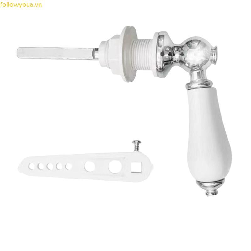 Bathroom Ceramic Toilet Flush Handle Toilet Handles Flush Lever Easy to Install