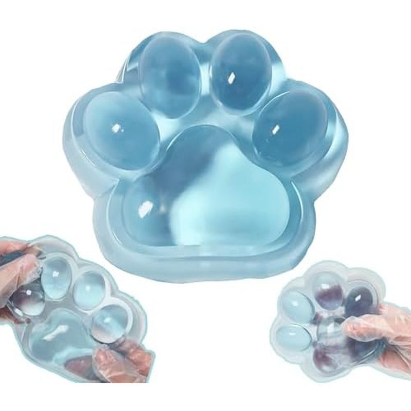 Mèo Lớn Paw Taba Squishy Đồ Chơi Bóp Lớn 5 inch Dâu Hồng Dễ Thương Fufu Squishy Cảm Giác Giảm Căng T