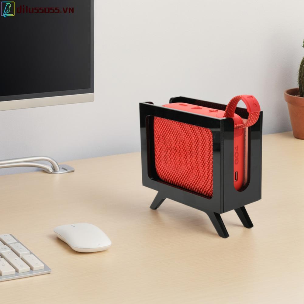 Đế lưu trữ loa Acrylic Retro Giá đỡ máy tính để bàn cho loa JBL Go 4 & Go 3
