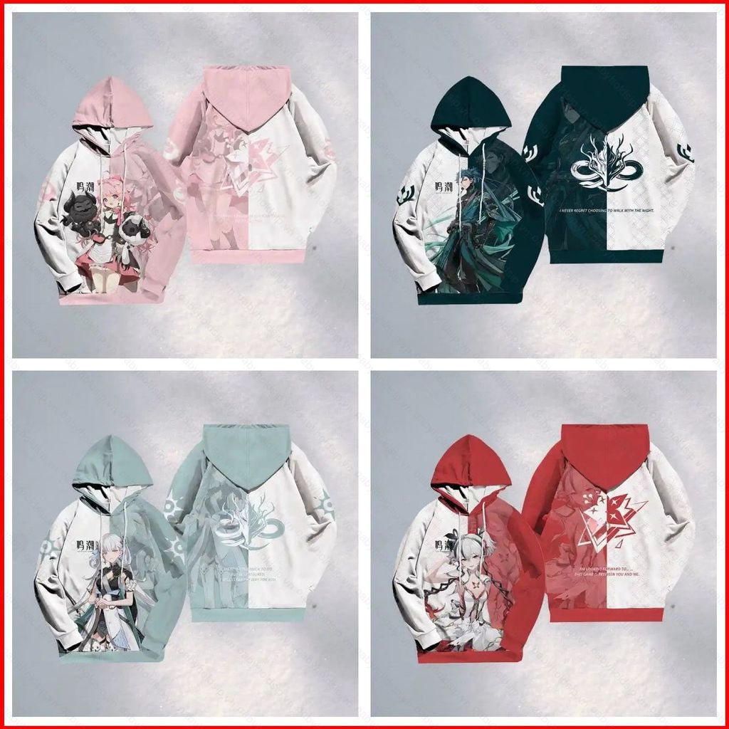 Áo hoodie anime unisex dài tay Cosplay Jiyan Jinhsi Encoure Camellya