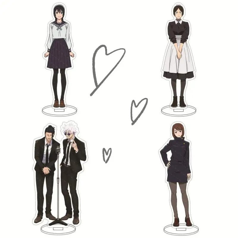 Standee Anime Jujutsu Kaisen mô hình Chú Thuật Hồi Chiến Gojo Satoru Geto Suguru Ieiri Shoko Amanai 