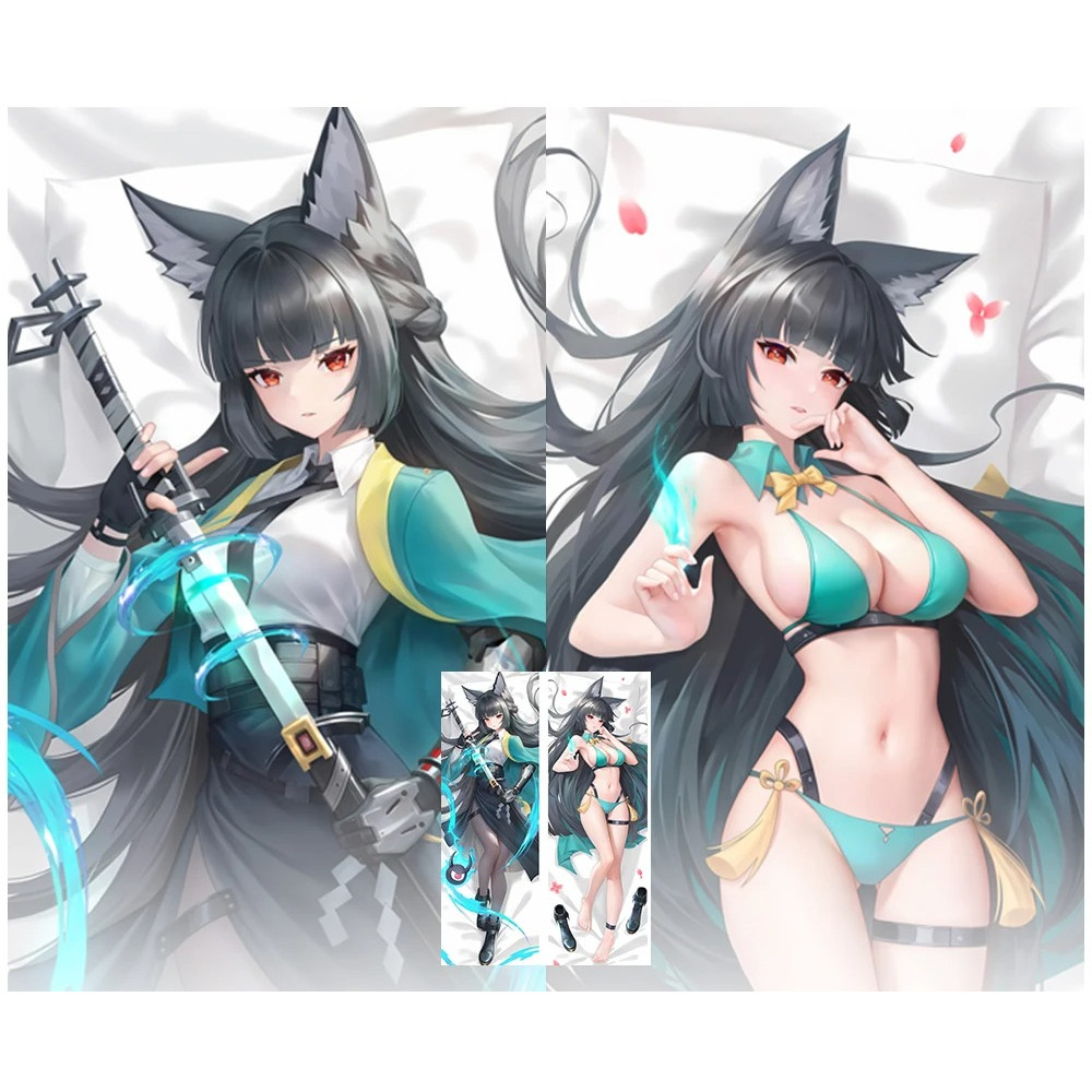 Anime Hoshimi Miyabi Dakimakura Vỏ Gối Trang Trí Phòng Otaku Gối Ngủ Đệm Ôm Cơ Thể Cosplay Chống Đỡ 