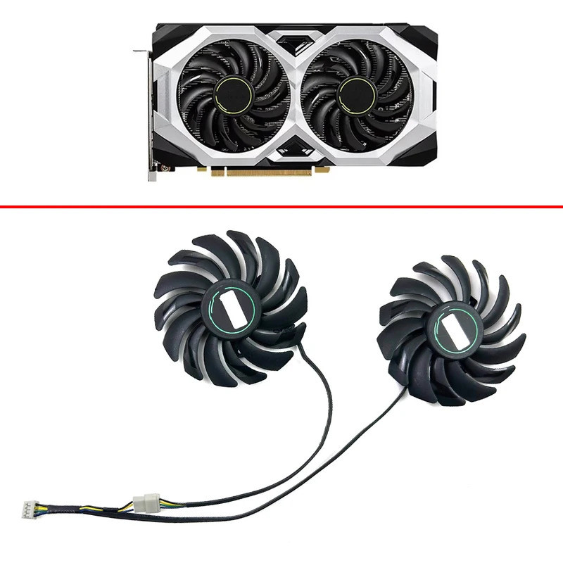Quạt Làm Mát 87MM 4PIN PLD09210S12HH Dành Cho MSI RTX 2060 SUPER VENTUS GP OC 、 RTX 2070 VENTUS GP Q