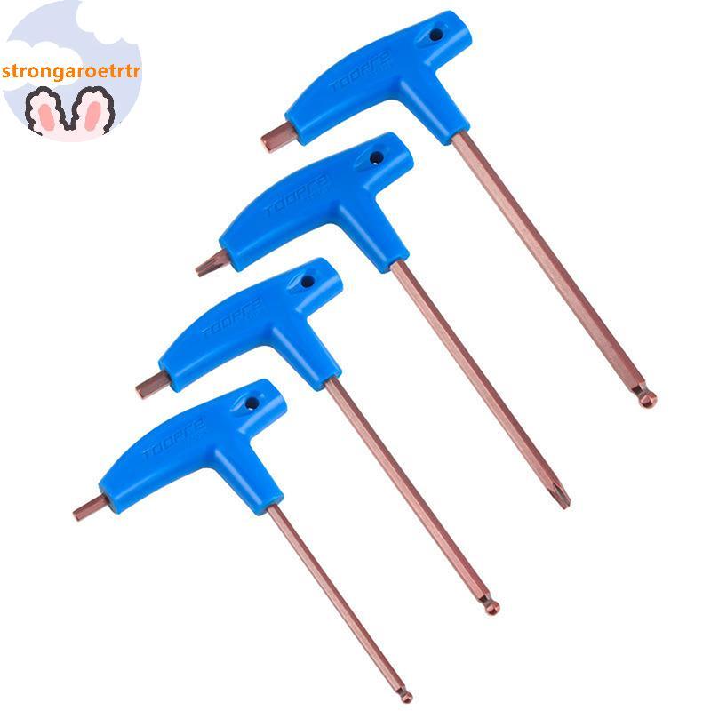 Chìa khóa Allen Strongaroetrtr T25 3/4/5/6mm Cho Xe Đạp - Plastic PP, hai đầu, dụng cụ sửa chữa đa n