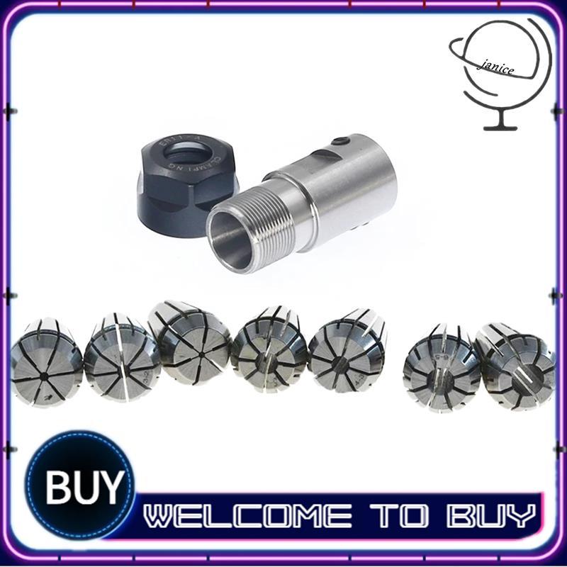 1 Bộ C25 ER20 14mm + 7 Cái 3 -12mm Collet Chuck Động Cơ Trục Nối Dài Thanh Trục Trục Trục Trục Colle