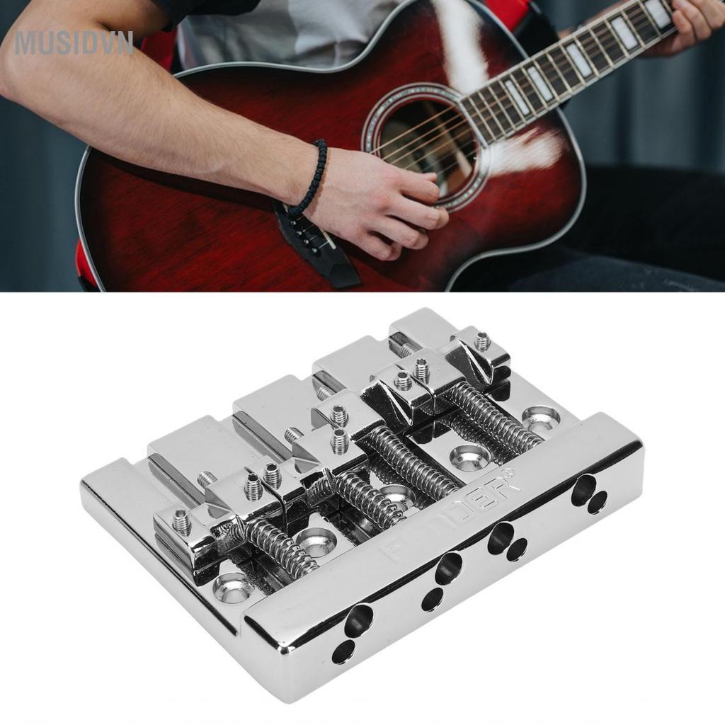 Musidvn Musidvn Cầu Bass 4 dây Phù hợp cho Thay thế khoảng cách 0,75 inch bằng hợp kim kẽm HiMass