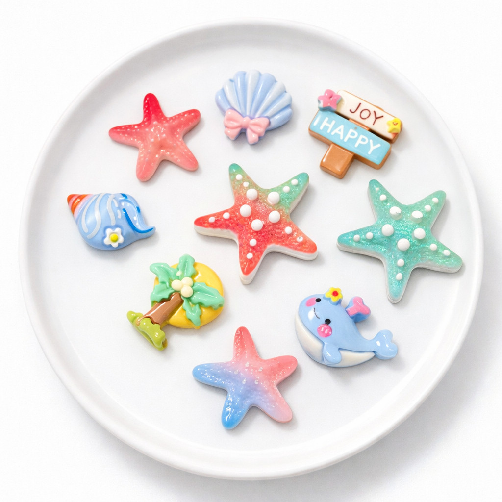 Set Charm Đại Dương Ngọt Ngào – Vibe Biển Hè Cute- Set charm trend 2026