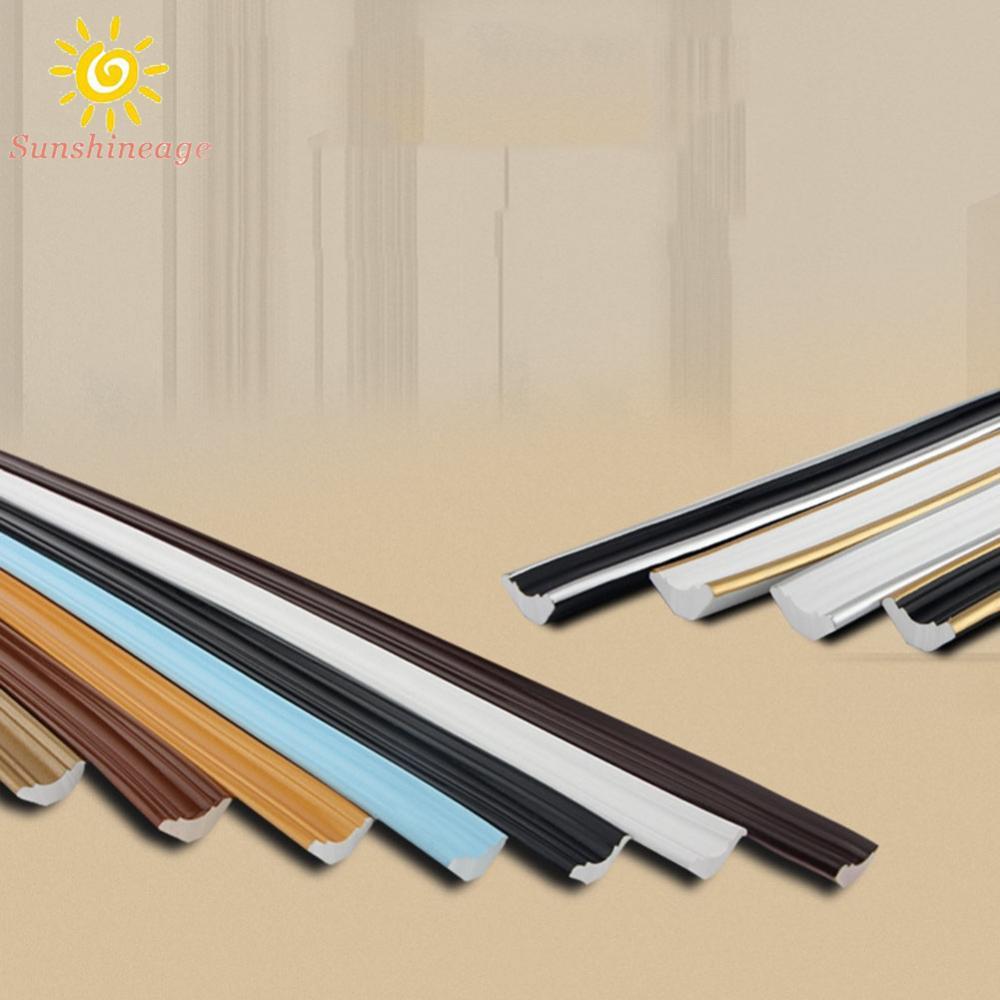 【SUNAGE】Skirting Embossing Pvc Skirting Waist Line 12MMX9MM 3D Border Strip Corner Decor【HOT Fashion