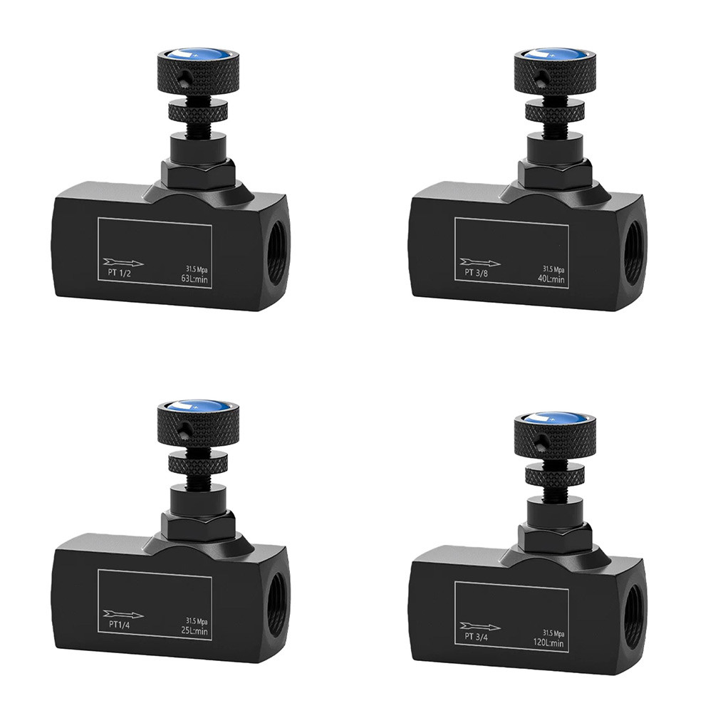 Tay lái xoay bướm ga thủy lực Điều chỉnh lưu lượng bằng tay Điều khiển tay lái