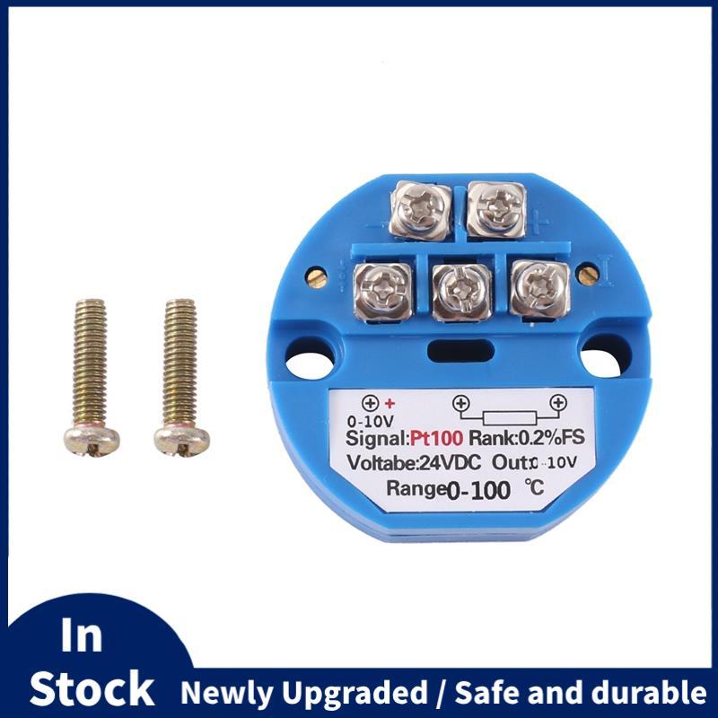 PT100 Loại sang 0-10V 0-100 độ RTD Đầu vào 0-10 một đầu ra DC24V Bộ phát nhiệt độ chịu nhiệt