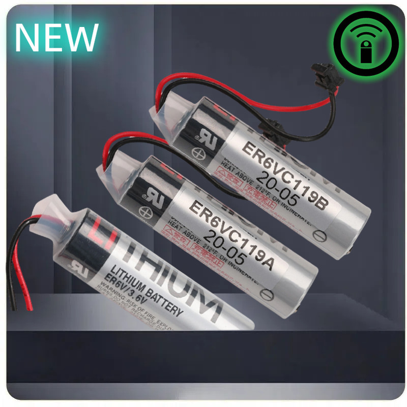 MỚI- Pin Toshiba ER6V ER6VC119A Trình điều khiển hệ thống Mitsubishi M70 PLC Điều khiển công nghiệp 
