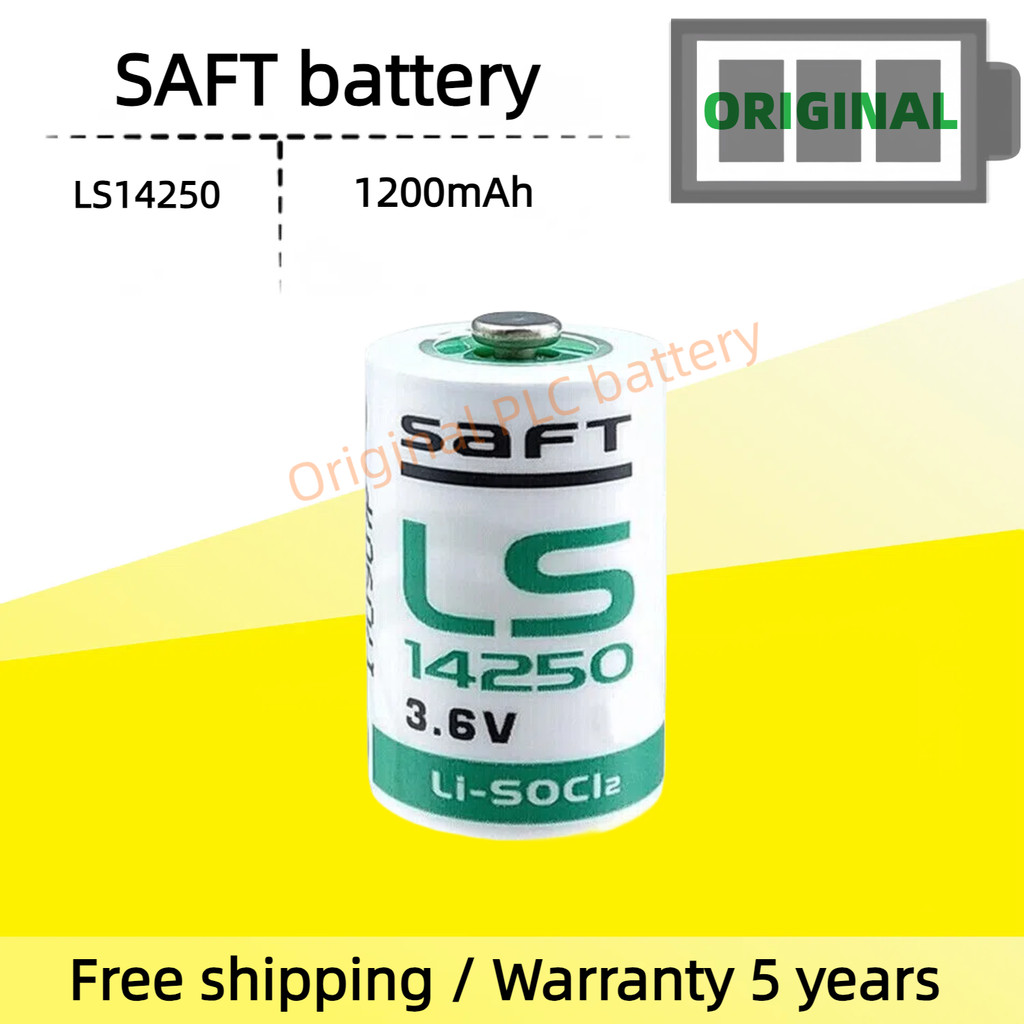 LS14250 1 / 2AA 3.6V ER14250 pin Delta lập trình viên PLC CNC điều khiển công nghiệp pin lithium Mới
