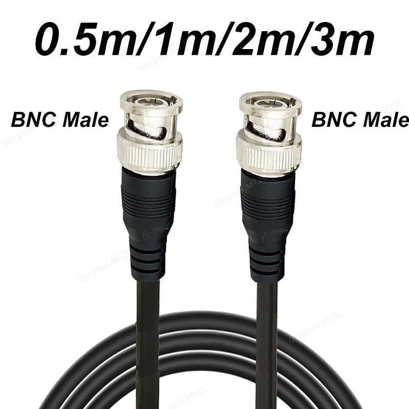 BNC Nam Sang Nam Cáp Chuyển Đổi Cho Camera Quan Sát BNC Kết Nối Cáp Camera BNC Phụ Kiện 0.5M / 1M / 