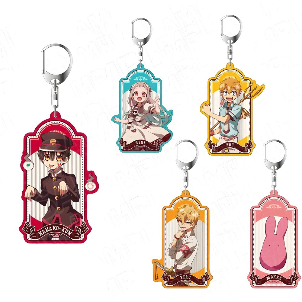 Móc khóa Cậu Ma Nhà Xí Hanako-kun Toilet-bound Hanako-kun Anime Acrylic Mica hình Hanako Kun Nene Ko