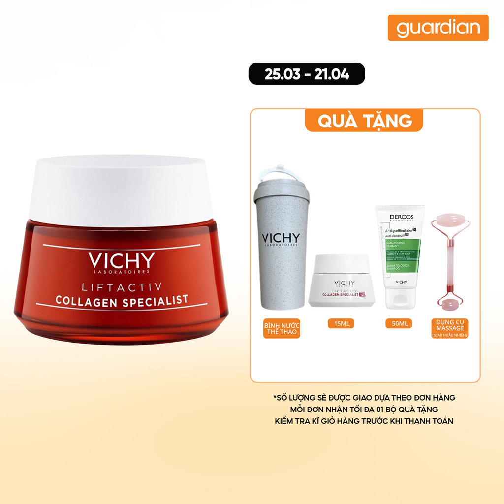 Kem Dưỡng Ban Ngày Vichy Liftactiv Collagen Specialist 16 (Hỗ Trợ Cải Thiện 16 Dấu Hiệu Lão Hóa) 50M