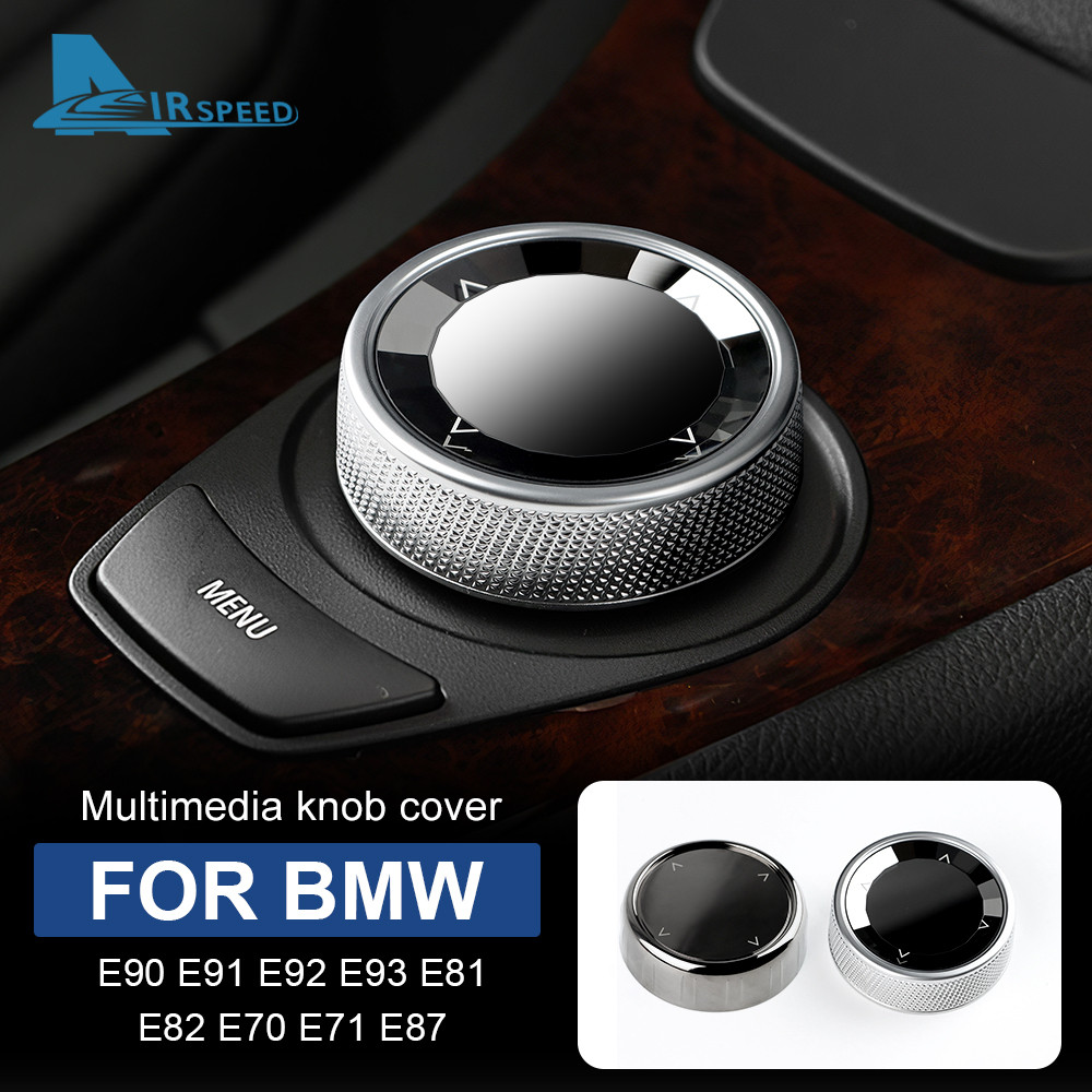 IDrive Xe Đa Phương Tiện Núm Lớn Có Nút Viền Điều Khiển Cho Xe BMW E90 E91 E92 E93 E70 E71 E82 E81 E