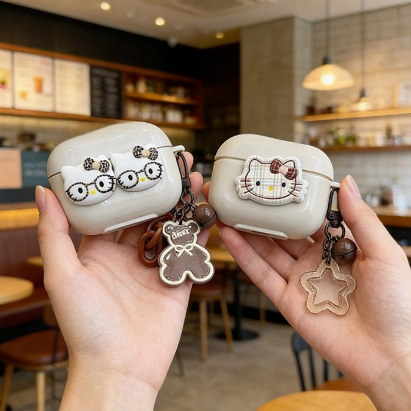 Dễ Thương ktcat Cho Baseus E19 E20 E17 E18 E16 Ốp Lưng Hoạt Hình Tai Nghe Dành Cho Baseus WM02 Silic