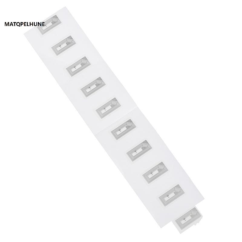 MATQPELHUNE 100 Chiếc NFC Chip Ntag213 Stier Wet Inlay 2 * 1cm 13,56 MHz RFID NTAG213 Thẻ Nhãn VN