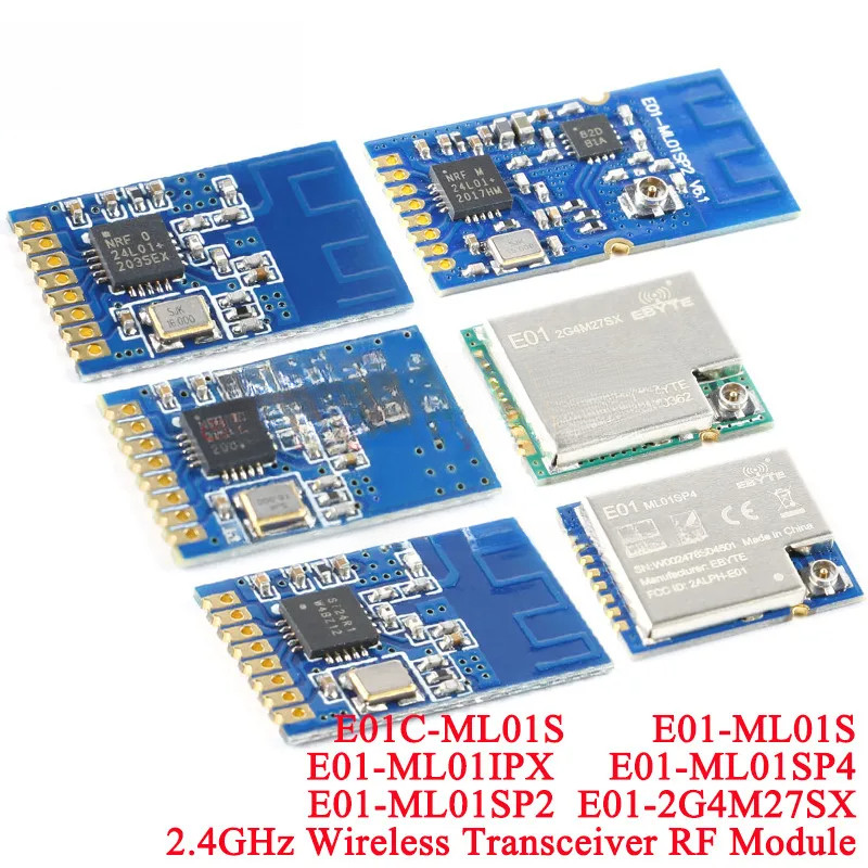 1-2 chiếc E01-2G4M27SX ML01SP4 Wifi Mô-đun không dây 2.4GHZ RF thu phát nRF24L01 + PA + LNA 2 4km E0
