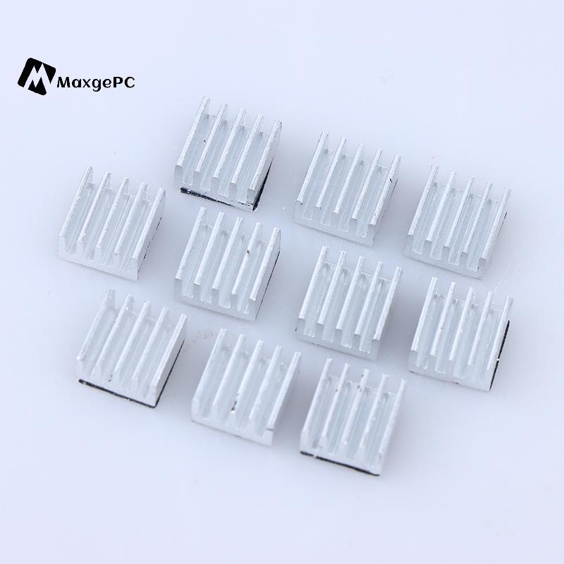 [Max-t] 10 Chiếc A4988 Trình Điều Khiển Bước Tản Nhiệt Nhôm Tản Nhiệt Làm Mát Bộ Phận Máy In 3D A498
