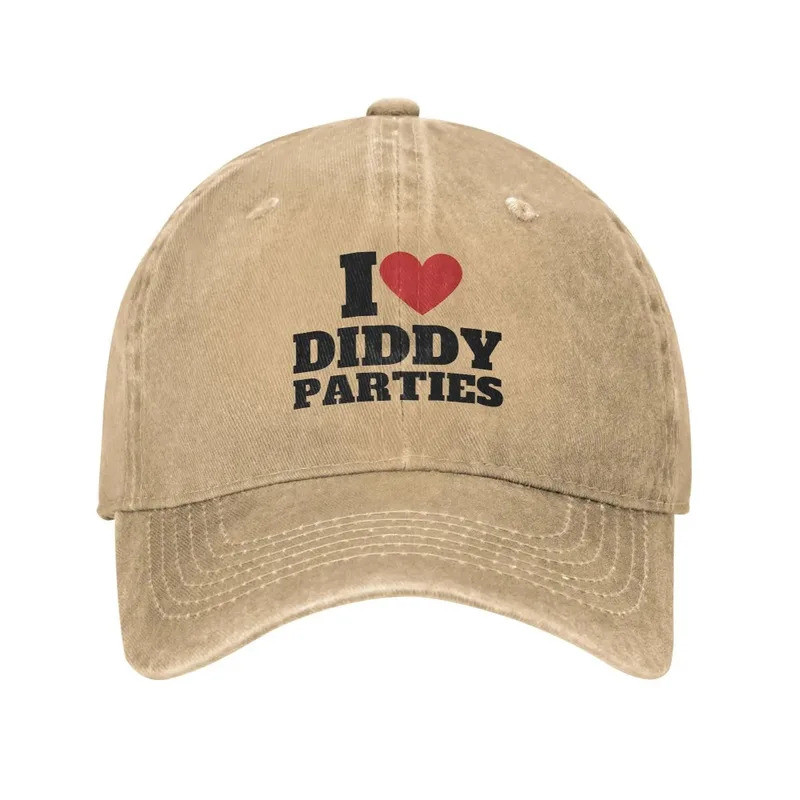 Mùa Xuân Tôi Yêu Diddy Đảng Mũ Bóng Chày In Mặt Trời Rửa Trucker Mũ Nam Nữ Vintage Thể Thao Ngoài Tr