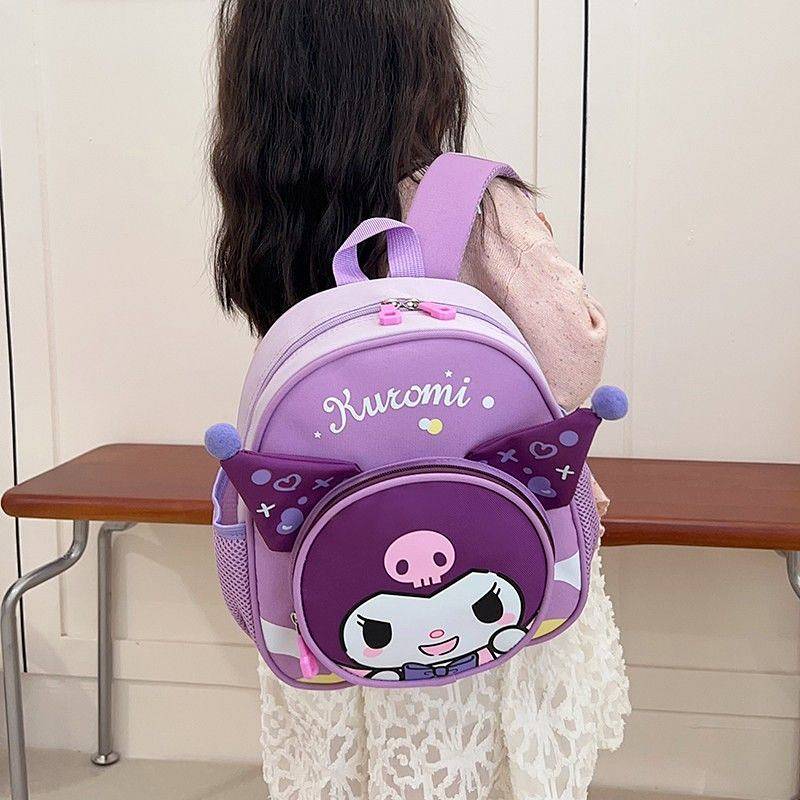 Kindergarten Backpack Small Class Girl Cute and Lightweight Baby Cartoon Backpack Girl Clow M Burden