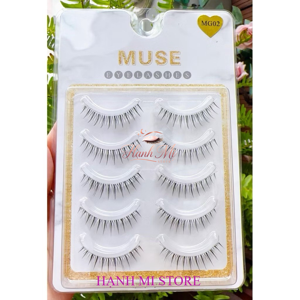 Mi Giả MUSE MG02  Mi Gân Trong Tự Nhiên, Nhẹ Mắt