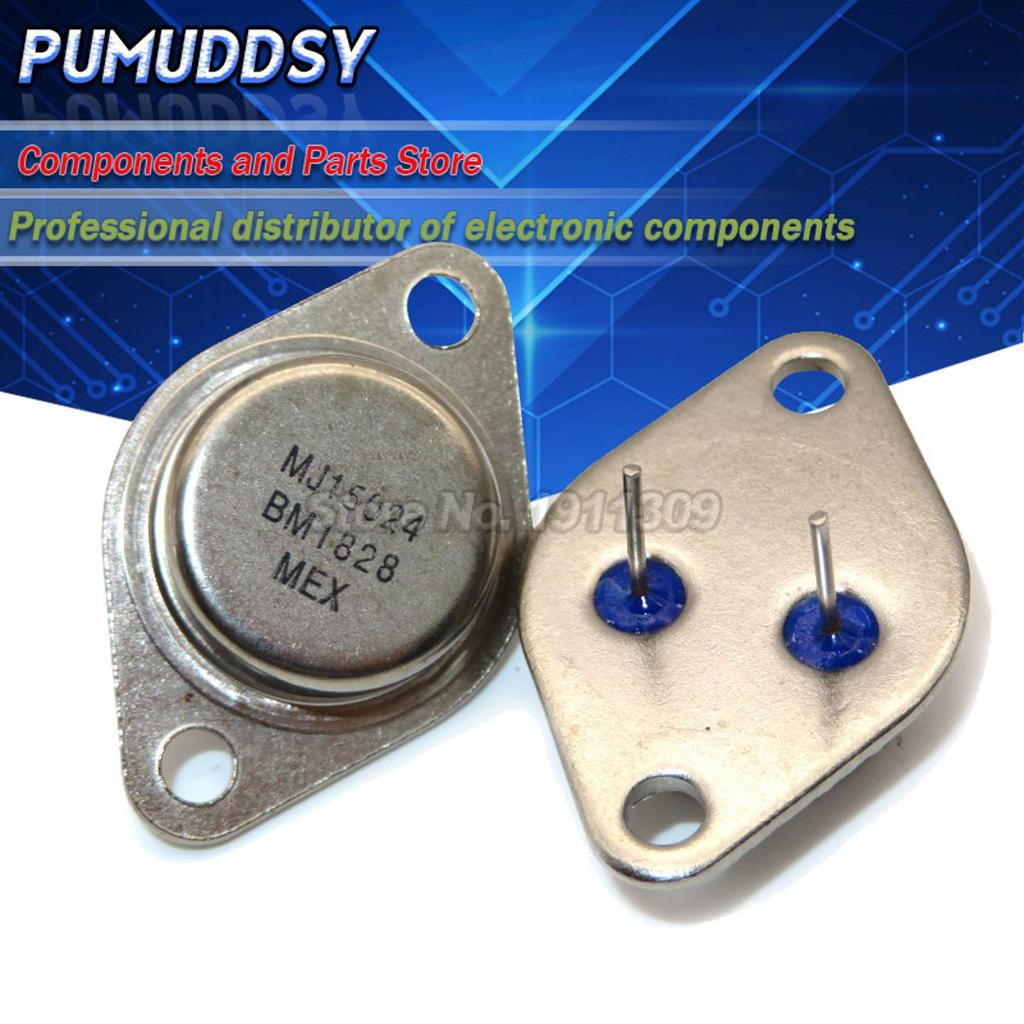 Bộ 5 Bóng bán dẫn con dấu vàng MJ15024 MJ15024G TO-3 IC đích thực