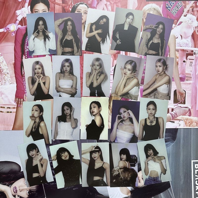 Blackpink Little Card Rose Kim Ji Soo Kim Jenny Lisa Chính thức Một Sản phẩm Chính hãng
