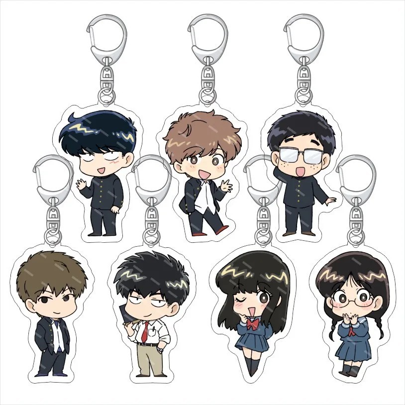 Móc khóa Anime Ganbare Nakamura-kun Cố Lên Nakamura Acrylic Chibi BL Boylove Phụ Kiện Trang Trí Balo