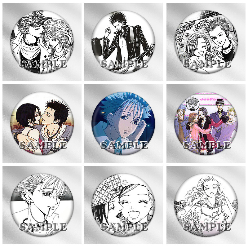 NANA NANA Osaki Shinichi NANA Shinichi Raleila Lotus Chocolate Hàng Hóa Laser Huy Hiệu Tinplate Than