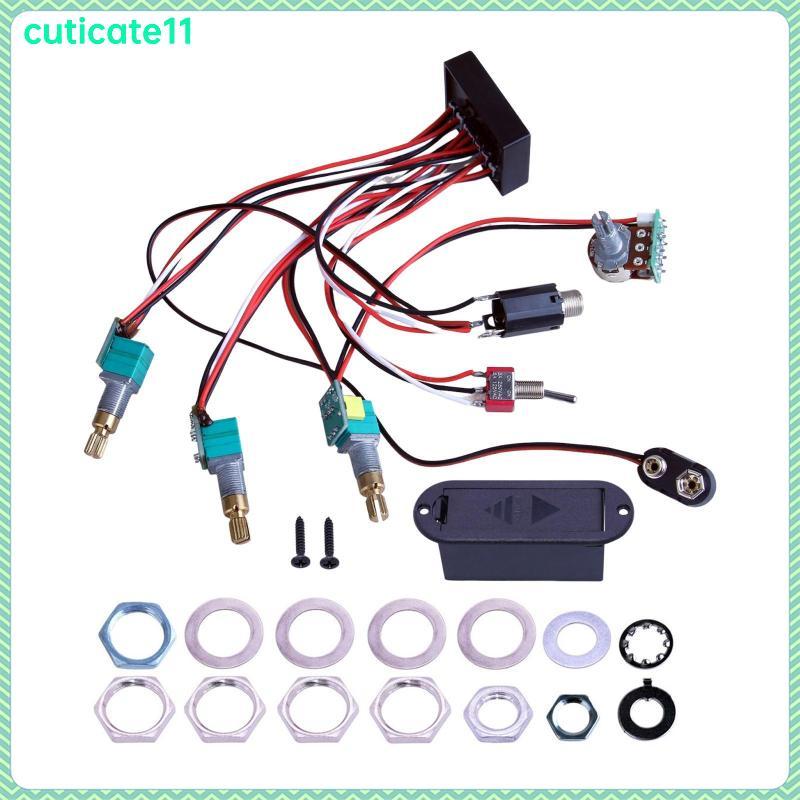 Bass điện Preamp Guitar Active Pickup cho Bass Pickup Bass Guitar Phần