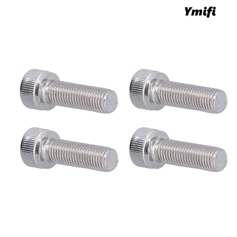 YMIFI 4 Bu lông ổ cắm lục giác, M10 Kích thước ren 1.25mm Vít đầu ổ cắm sân mịn, Ổ cắm lục giác M10 
