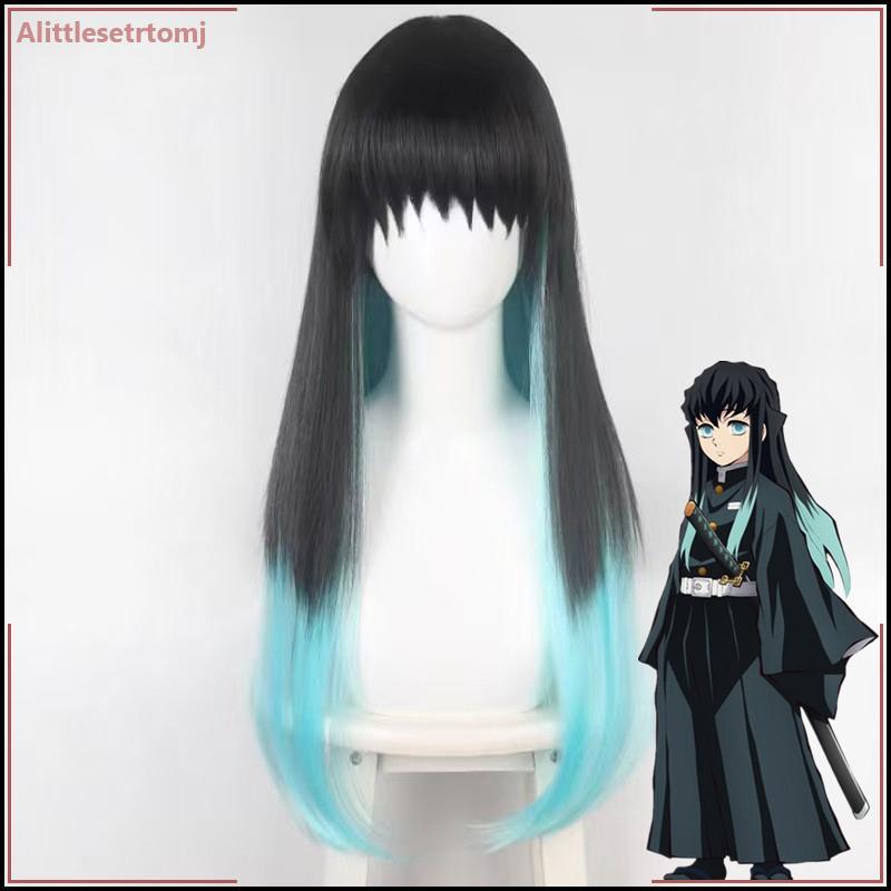 Tóc giả anime cho nhân vật Muichirou Tokito chịu nhiệt cao