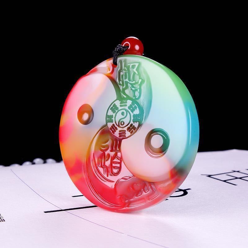 Mặt Dây Chuyền Hetian Jade Pixiu - Thiết Kế Phượng Hoàng, Chất Liệu Hetian Jasper