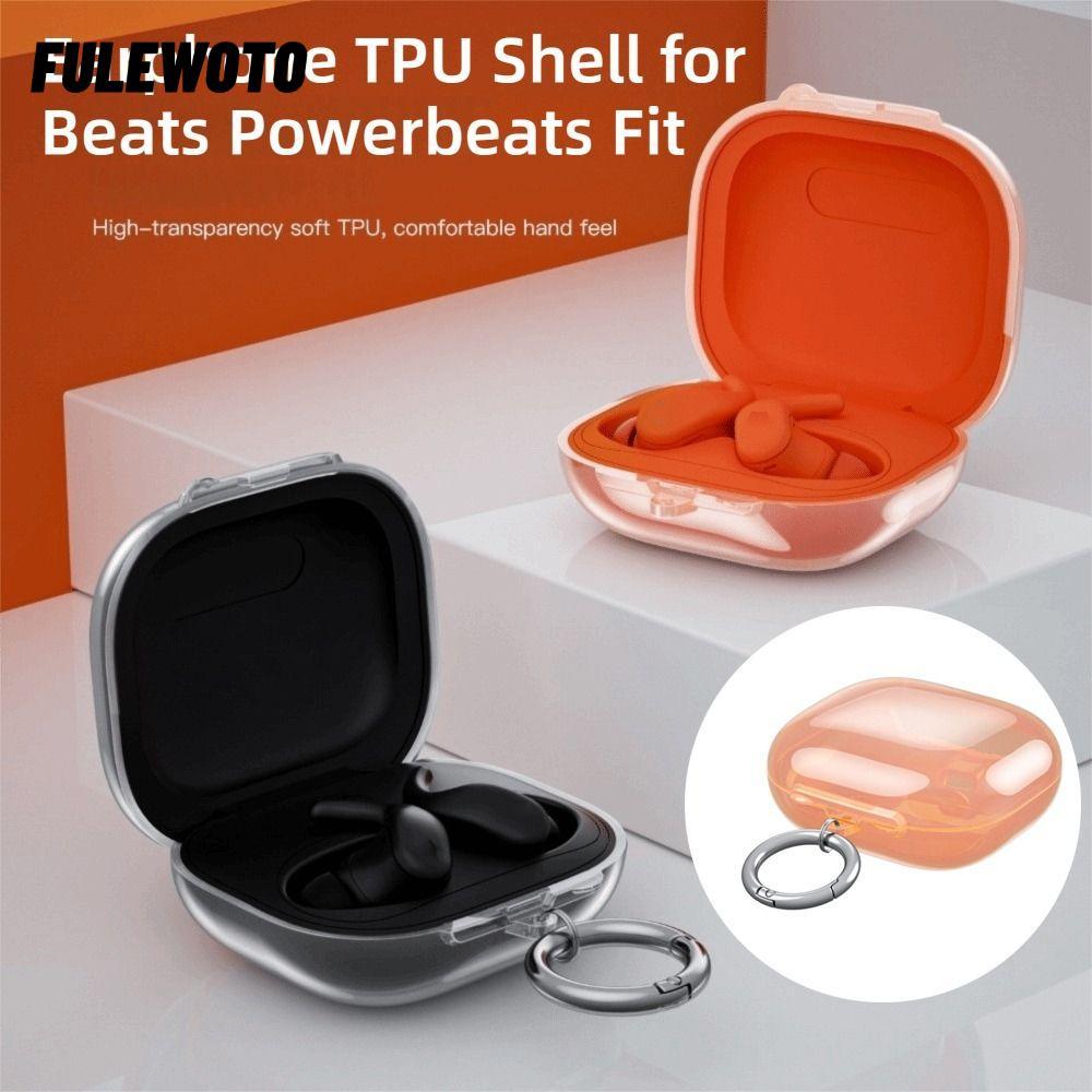 Vỏ bảo vệ tai nghe FILEWOTO, Tai nghe chống rơi TPU, có móc 360° Da tai nghe Bluetooth bảo hiểm toàn