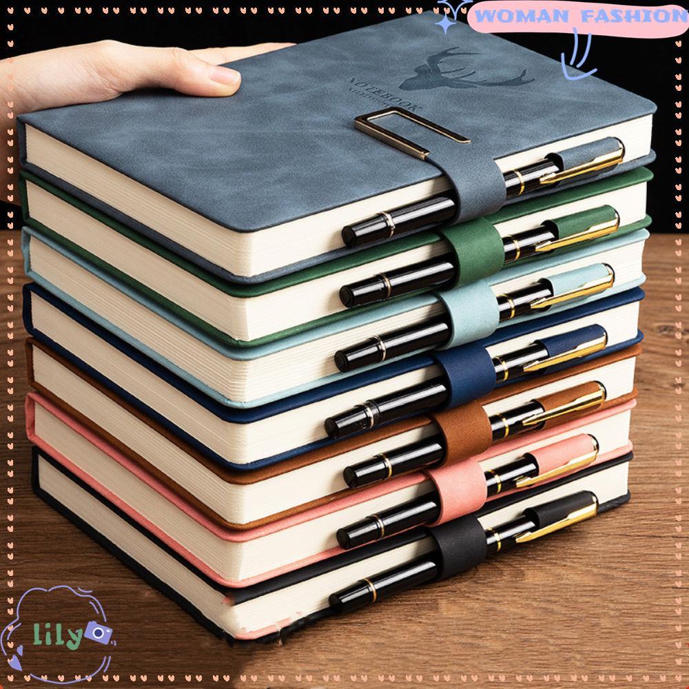 Tạp chí LILY, Sổ tay A5 dày, Kế hoạch chương trình nghị sự sáng tạo Ghi chú sáng tạo Sổ tay văn phòn