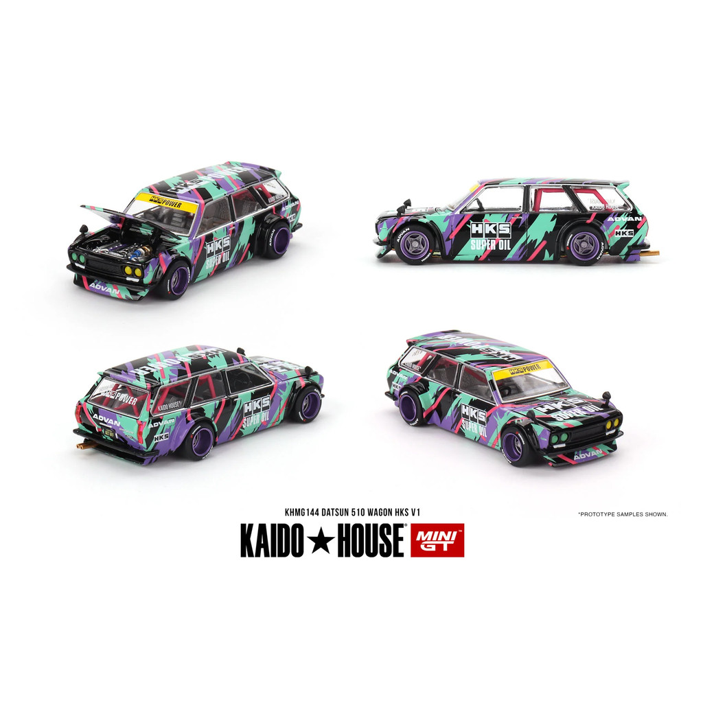 MÔ HÌNH XE Kaido House KHMG114 Datsun Kaido 510 Wagon HKS V1