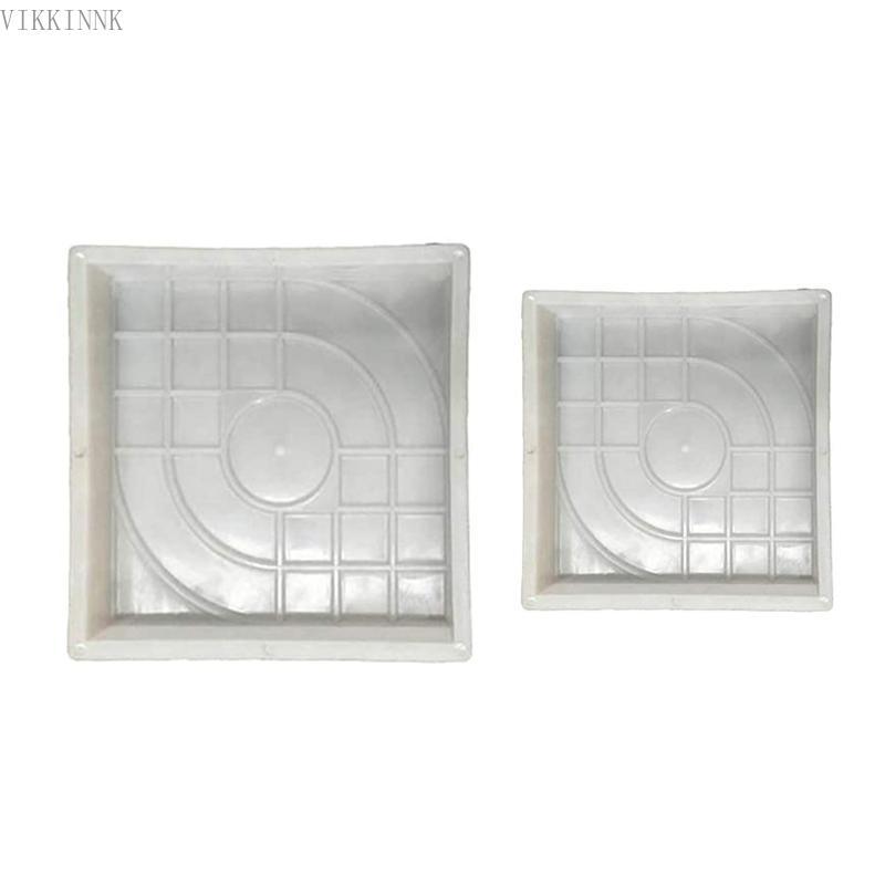 VIKK cho Path Maker DIY Lát Khuôn Gạch Đá Bê Tông Khuôn Vuông Cho Tấm Sân Vườn Bãi Cỏ Pavement Paver