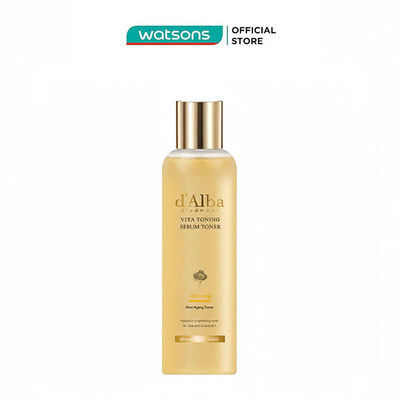 Toner d'Alba Cải Thiện Lỗ Chân Lông, Dưỡng Ẩm Vita Toning Serum Toner 180ml