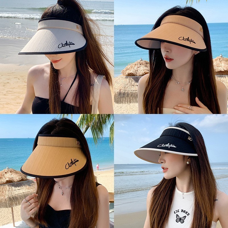 Mũ Chống Nắng Mẫu Mới Họa Tiết DO Thời Trang Cho Nữ LASSY