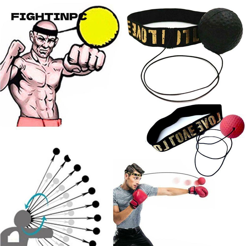 FightinPC Speed Reflex Fight Ball Trainer - Dụng cụ tập luyện phản xạ kèm headband
